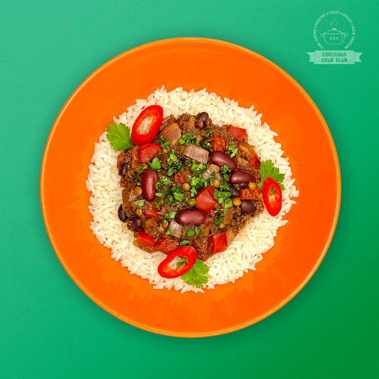 All Plant Chilli with Rice (Vegan)